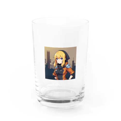 金髪未来盗賊少女 Water Glass