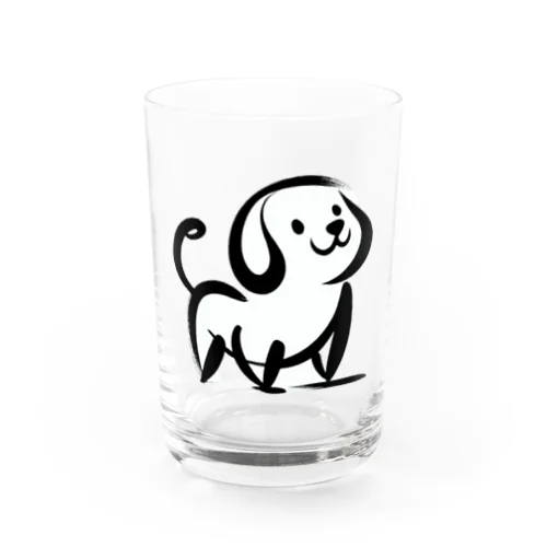 散歩つれてけ Water Glass