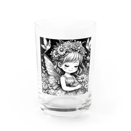 花摘みの少女 Water Glass