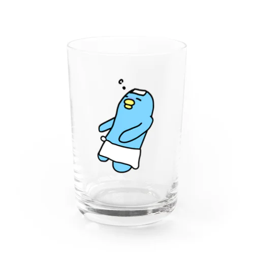 ついだら完成ペンギンのお風呂グラス Water Glass