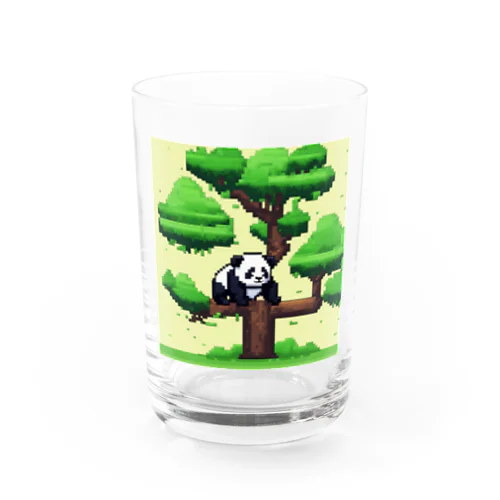 木とパンダ Water Glass
