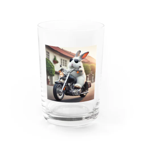 やんバニー　バイクver Water Glass