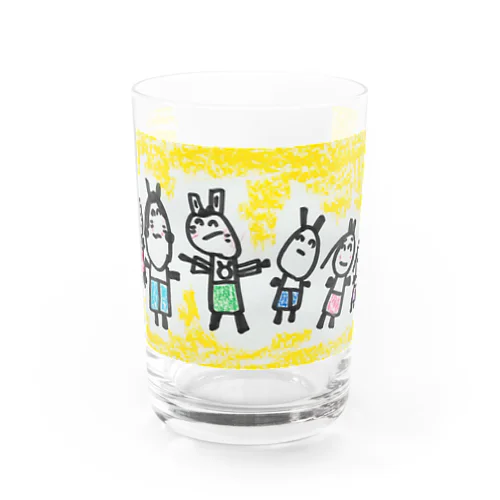 ひなのファミリー Water Glass