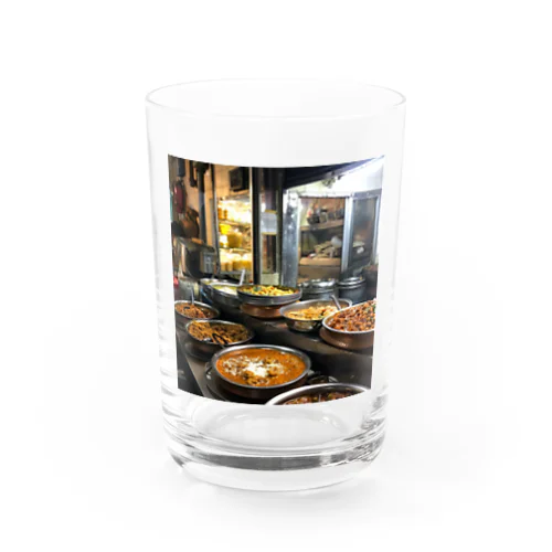 カレー屋店内の厨房風景　kouchan 1616 Water Glass