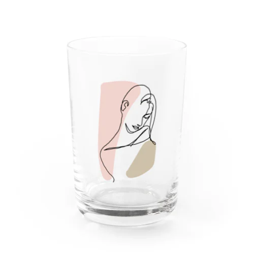 woman（背景透過ver） Water Glass