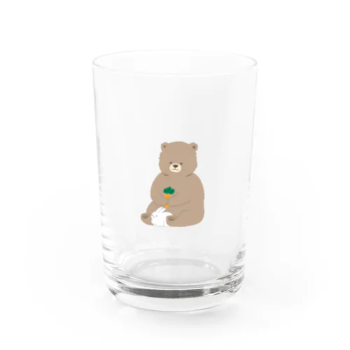 ぼくたちなかよし【くまとうさぎ】 Water Glass