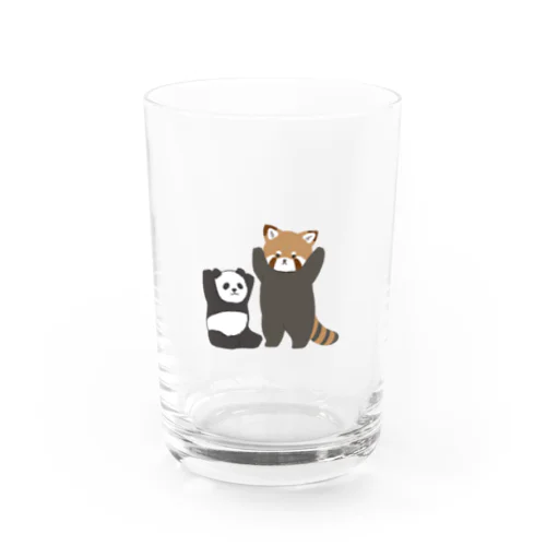 ぼくたちなかよし【ぱんだとぱんだ】 Water Glass