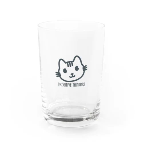 ポジティブ猫 ４代目 Water Glass