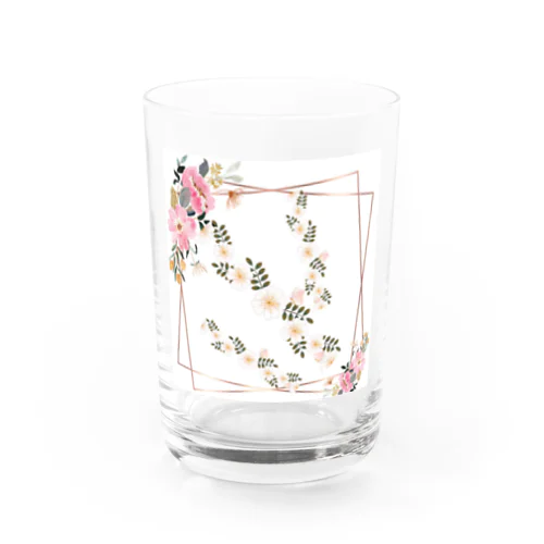 ホッコリ花畑 Water Glass