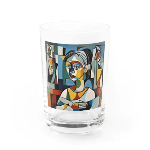 ピカソ風芸術的アートグッズ Water Glass