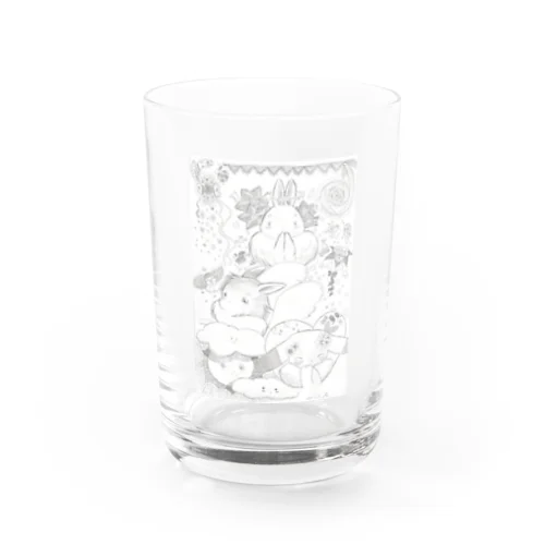 詰め込みうさぎ Water Glass