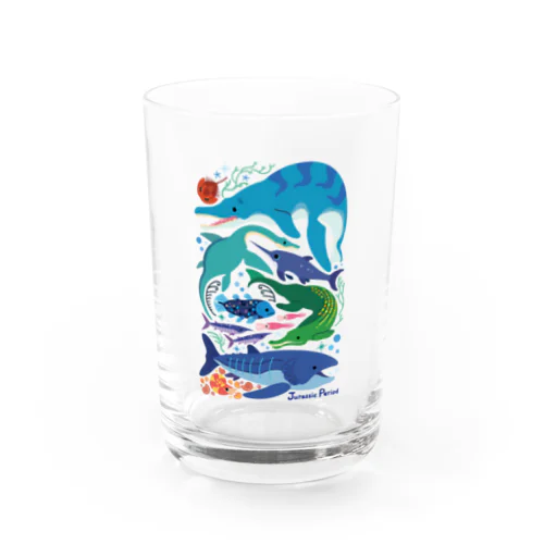 ジュラ紀の海のいきもの Water Glass