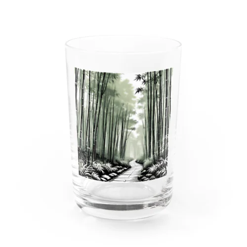 竹林にある道 グラス