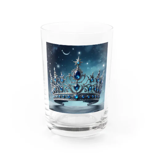 ブルーの幻想的なティアラ Water Glass