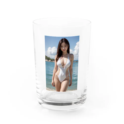 AI美女の水着姿 004 Water Glass