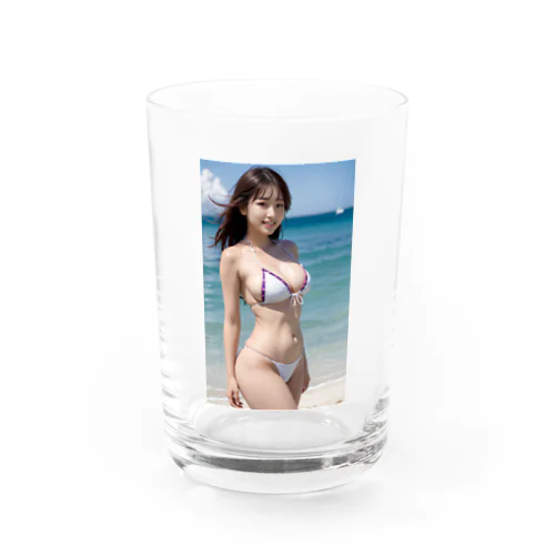 AI美女の水着姿 005 Water Glass