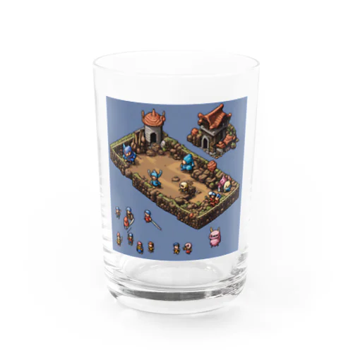 レトロゲードット絵ファミコン3 Water Glass