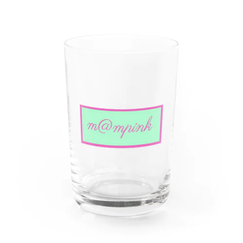 m@mpink Water Glass