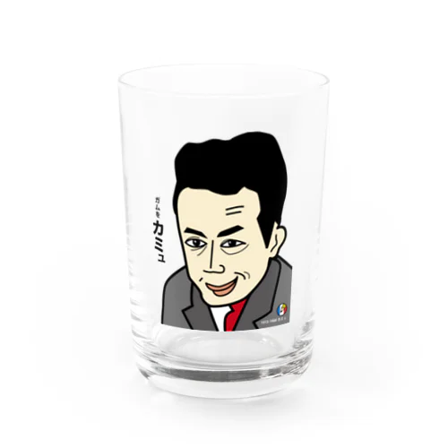 だじゃれ偉人シリーズ「カミュ」 Water Glass