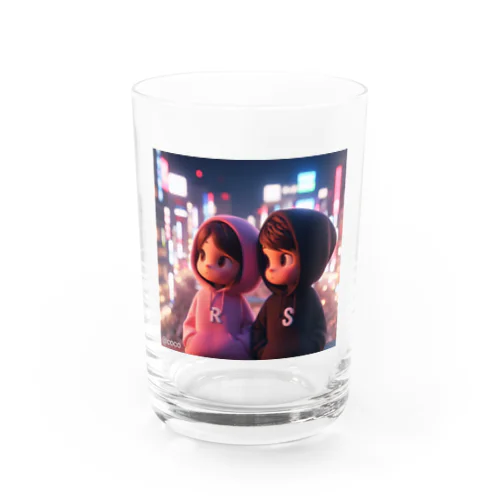 ピクサー風カップル Water Glass