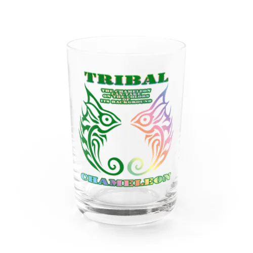 TRIBAL CHAMELEON Water Glass