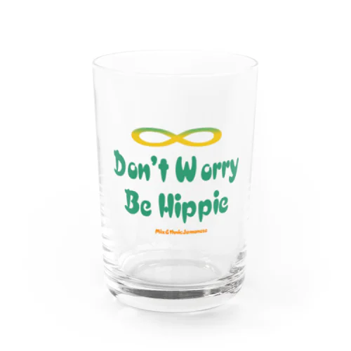 オリジナルロゴシリーズ　don't worry be hippie Water Glass