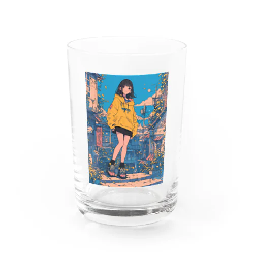 昭和テイストカラフルPOPガーリー Water Glass