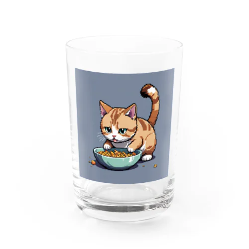 おしょくじねこ Water Glass