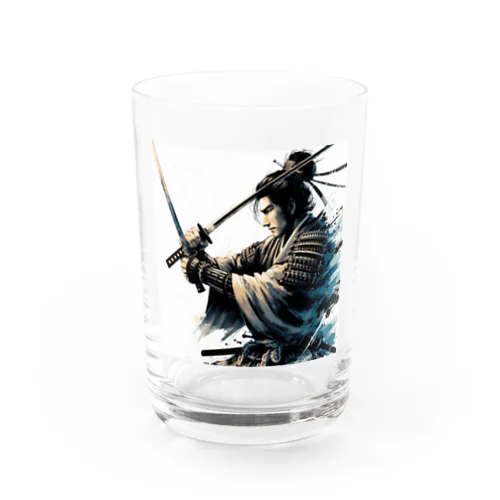 日本人なら侍好きよね Water Glass