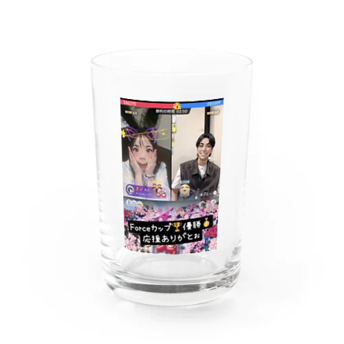 旅するゆきゆきwithチーム爪痕 Forceカップ優勝記念グッズ Water Glass