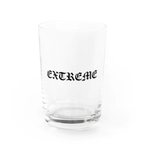 EXTREME 黒文字 Water Glass