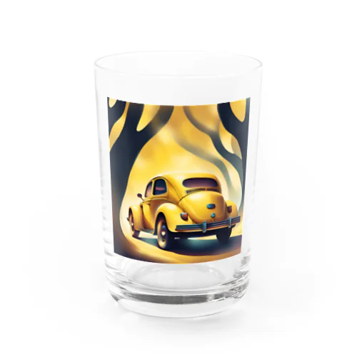 黄色の外車 Water Glass