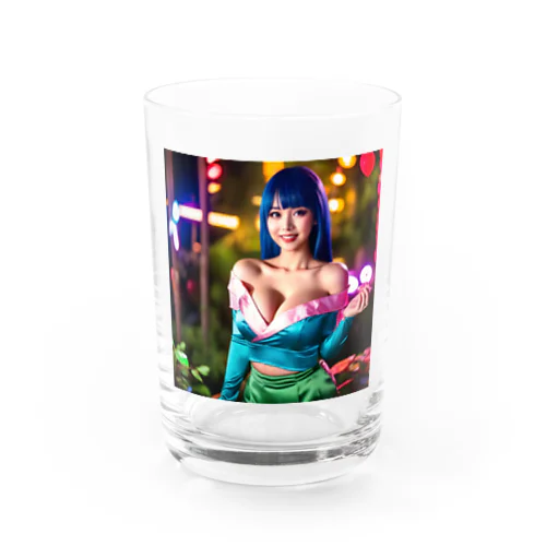 SexyOrientalGirl-F Water Glass