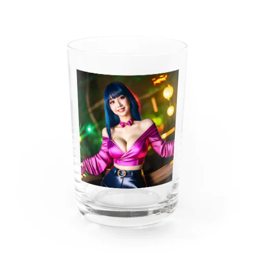 CuteOrientalGirl-C Water Glass