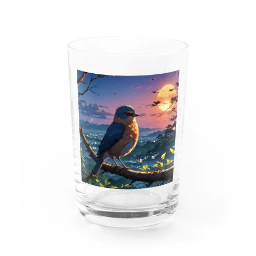 bird Water Glass