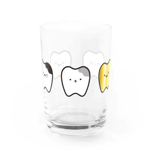 ゆかいな歯たち Water Glass