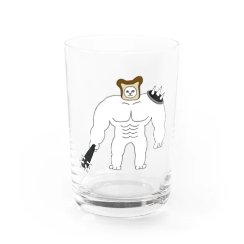 Barbarian Breadcat Water Glass