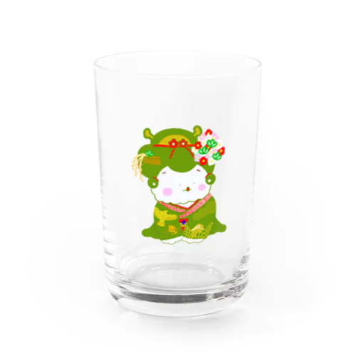 舞妓さん(抹茶) Water Glass