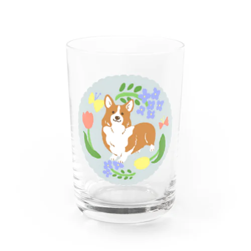 コーギースプリング Water Glass