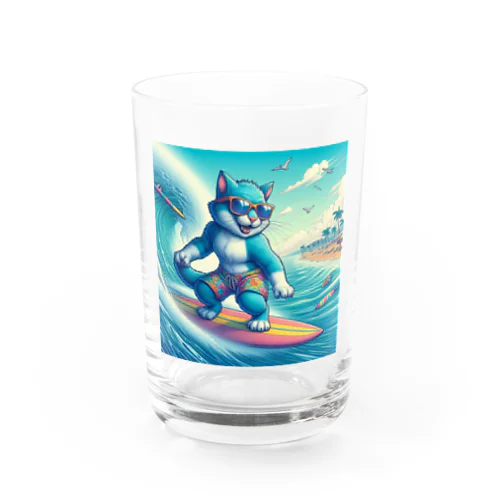 波乗りファンキーたま Water Glass