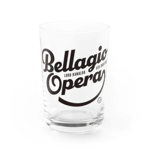 ベラジオオペラ（タイポグラフィBLACK） グラス