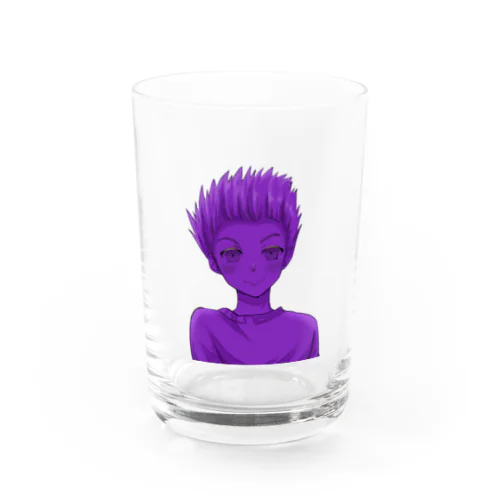 【紫の少年】瞬間冷却 グラス