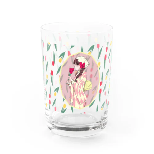 【4月】チューリップガール Water Glass