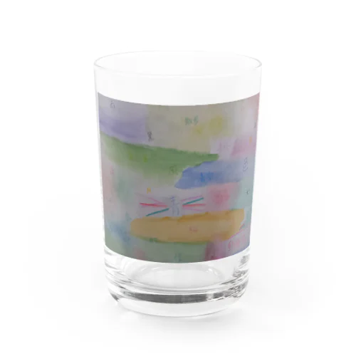 カラフルと文字 Water Glass