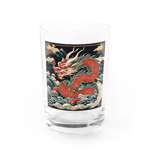 天候を司る守護神 - 日本の伝説の龍神 Water Glass
