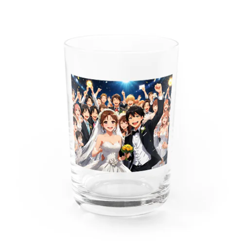 結婚式でハッピー♡ハッピー！ Water Glass