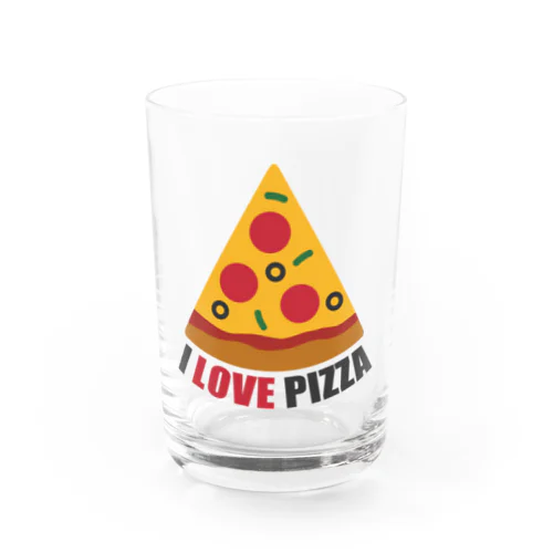 ピザ（I LOVE PIZZA） Water Glass