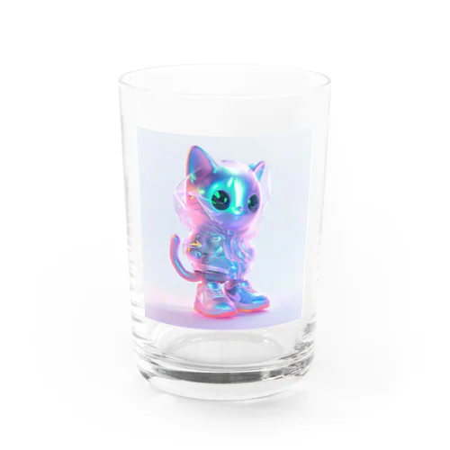 未来から来たネコ Water Glass