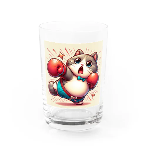 猫パンチャー Water Glass