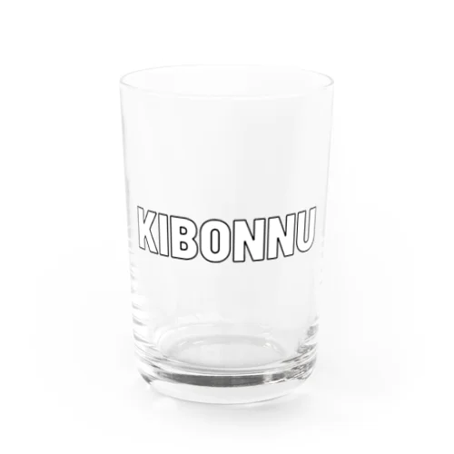  KIBONNUロゴ Water Glass